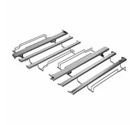 Coulisse Téléscopique 3 Voies Compatible Siemens HZ538S00 17002604 Plein Sortie