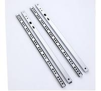 Coulisse Tiroir 2 paire Glissières pour Tiroirs en Métal à Roulement à Billes Coulisses à Bille Rails de Tiroirs à Couli Étiquette