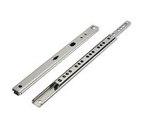 Coulisse Tiroir, Glissières pour Tiroirs, Rail Tiroir Coulissant, Glissières à Roulement à Billes DIY tiroir Rail Coulissant Plateau Coulissant Amortisseur Tiroir Glissières (Option 1)