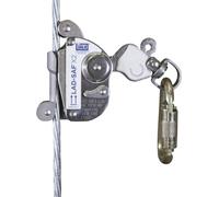 coulisseau antichute 3M DBI-SALA LAD-SAF X2, absorbeur d'énergie métallique, mousqueton Twist-Lock x1 morceau
