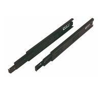 Coulisses à billes 3832 - charge 45 kg - sortie totale - noir - L550 mm ACCURIDE