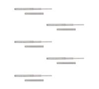 Emuca Paire de coulisses à billes 3043405 - sortie totale 45 x 400 mm pour tiroir - Lot de 5, zingué
