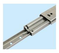 Coulisses à billes DS5334 EC 90 kg - fermeture amortie - longueur 500 mm ACCURIDE