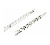 Paire de coulisses à billes KA 270 HETTICH - Rainure 27 mm - L.550 mm - Pour tiroir 350 à 550 mm - 25156