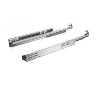Coulisses à billes Quadro V6 5D 30 kg - Push to Open - longueur 520 mm HETTICH