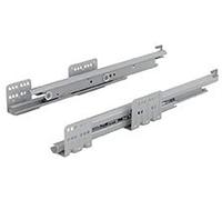 Coulisses actro avec silent system - Pour tiroir de profondeur : 450 mm - Charge : 60 kg - HETTICH