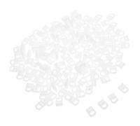 Coulisses de Rideaux pour Rail de Rideaux, 150 Pièces en Plastique Blanc