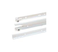 Coulisses de tiroir à galets - 40 kg - sortie totale - Longueur : 350 mm - HARN