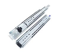 Coulisses de tiroir haute résistance (551 lb), fermeture amortie, rail à extension complète, 3 sections, course 10 50 pouces, quincaillerie(With Lock,32inch(800mm))