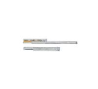 Emuca Coulisses invisibles Silver pour tiroirs – sortie totale, fermeture amortie – 350 mm