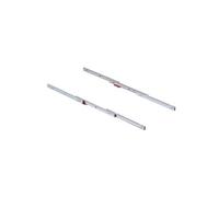 Coulisses pour table à rallonge Coktail Reverse H35, Aluminium, Inox anodisé