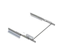 Coulisses pour table à rallonge et relevable -inox brossé -aluminium EMUCA