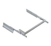 Emuca Coulisses pour table extensible et relevable Oplà Folding+39 – Aluminium, acier inox anodisé