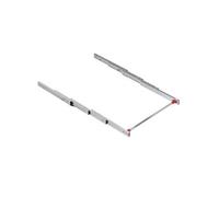 Coulisses pour table escamotable Lunch Inox brossé G