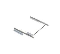 Coulisses pour table à rallonge et relevable -inox brossé -aluminium EMUCA