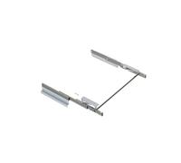 Emuca Coulisses pour table extensible et relevable Oplà Folding+39 M120, Aluminium, Inox anodisé Inox brossé G