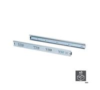 Coulisses pour tiroirs - EMUCA - Sortie totale - Hauteur 45mm - Profondeur 300mm - Zingué