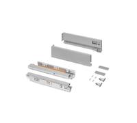 Coulisses sortie totale VERTEX hauteur 178 mm longueur 400mm 40 kg gris EMUCA 3171735