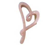 Couloir À Cheveux Mignon - Clip À Griffe De Coeur Facile À Utiliser, Gripper À Cheveux Élégant | Accessoire Mate De Mâchoire Mate Pour Les Cheveux Bouclés, Cheveux Épais, Serrures Fines, Fermoir De Mo