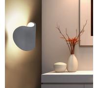 Applique murale Up and Down spot mural applique de salon lampe d'escalier en béton, gris, 1x LED 6W 150lm, LxH 12,6x15,7 cm