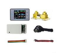 Coulomb Meter Moniteur de batterie sans fil avec 2 écrans de 4" Affichage de la tension, du courant, de la température et des données de capacité, prend en charge la transmission sans fil à distance 2