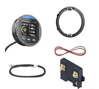 Coulomb mètre étanche TR24 avec écran LCD couleur pour les paramètres de batterie réelle y compris pour et acide (50 A)