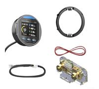 Coulomb TR24 étanche avec écran couleur pour une surveillance précise en temps réel de la tension, du courant, de la puissance et de la capacité de la batterie LiFePO4 avec rétroéclairage réglable