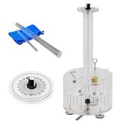 Coulomb's Law Demonstrator Appareil d'expérimentation d'équilibre de torsion avec bouton de réglage du micromètre, outils pédagogiques transparents pour l'interaction des charges