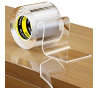 COUMENO Protection de bord transparent, protection d'angle de sécurité, protection anti-tranchant, pour meubles, tiroirs, tables, armoires 5,1 x 1,9 m