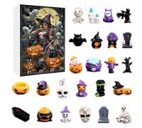 Coundown Calendar avec décoration spirituelle de la citrouila | Calendrier de l'avènement d'Halloween de 11 pouces 2025 | Resin Horror Collection Dolls advent-calendar - 24-Jay Festive Decoration