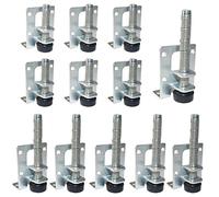 Counius 12 Pieds de nivellement réglables(6 Grandes+6 Petites),Pieds de Meuble réglables,Niveleur de Levage À Toute Épreuve pour Meubles,Tables,armoires,établis