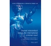 Counsel Misconduct Before The International Criminal Court