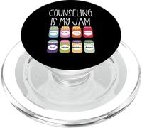 Counseling is My Jam School Conseiller Thérapeute Back2School PopSockets PopGrip pour MagSafe