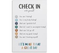 Counseling Office Daily Check in Poster School Counselor Wall Art