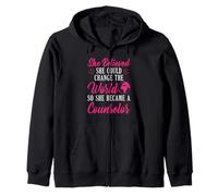 Counseling She Changed The World Conseiller en santé mentale Sweat à Capuche