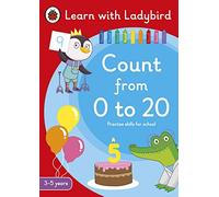 Count from 0 to 20 A Learn with Ladybird Activity Book 35 years - Ladybird - Penguin Random House Childrens UK - Livre en Anglais - Paperback LadybirdLadybird (Auteur)