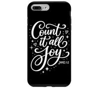 Count It All Joy James 1:2 Religion de prière chrétienne Coque pour iPhone 7 Plus/8 Plus
