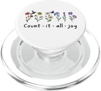 Count it All Joy of The Lord Christian Bible Verse James 1:2 PopSockets PopGrip pour MagSafe