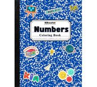 Count It Up! Numbers, Objects & More! 1-25 Fun with KiDucated Learning Coloring Book, Blue and Yellow