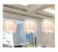 COUNT Lustre créatif en Plumes - style moderne - 1pcs Ø22cm Blanc - pour loft, chambre, salon