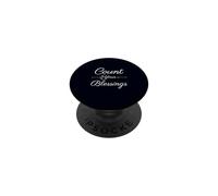 Count Your Blessings Message Positif et inspirant PopSockets PopGrip Adhésif