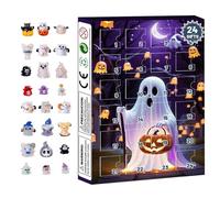 Countdown À Halloween Calendar - Calendriers De L'Avent Halloweens, Livre De Lecture De Fantômes Acrylique 2d | Small Figurine Desk Decoration Piece, De L'affichage Saisonnier Pour Les Adoles