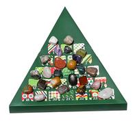 Countdown Calendar - 0,79x1,18 pouces Boîte de planificateur de vacances pour le festival, célébration avec des pierres minérales pour les adolescents, les femmes, la décoration de Noël, le plaisir, l
