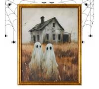 Countdown Calendar | 24.0 cm x 19.0 cm x 1.8 Impressions D'œuvre D'art Effrayante | Affiche De Fantôme Sur Le Thème D'Halloween - Pour Décoration De Ferme, Fête, Et Thèmes