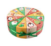 Countdown Calendar Empty Gift Box Crafting Supplies For Kids And Family Activities Christmas Party Gifts Storage Case Christmas Advent Calendar Empty Box Cardstock