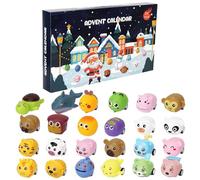 Countdown Calendrier - Calendrier de voitures - Calendrer des jouets de voiture, idéal pour Noël, anniversaires, célébrations saisonnières | Compte à rebours décoratif et fonctionnel pour le plaisir