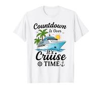 Countdown is Over It's Cruise Time Bateau de croisière pour Homme et Femme T-Shirt