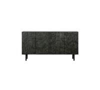 COUNTER - Buffet sculpté en bois noir