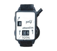 Counter Clicker - Calculatrice portative, support de point de poignet réglable, traqueur de swing de golf compact, montre légère pour enregistrement d'impact | Pour les cours éducatifs, les activités