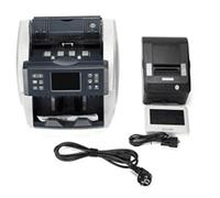 Counter Machine Value Value Recgister Registre Intelligent Bill Counter avec capteur d'image Multi-monnaie Fake Money Detector UV Machine(A)